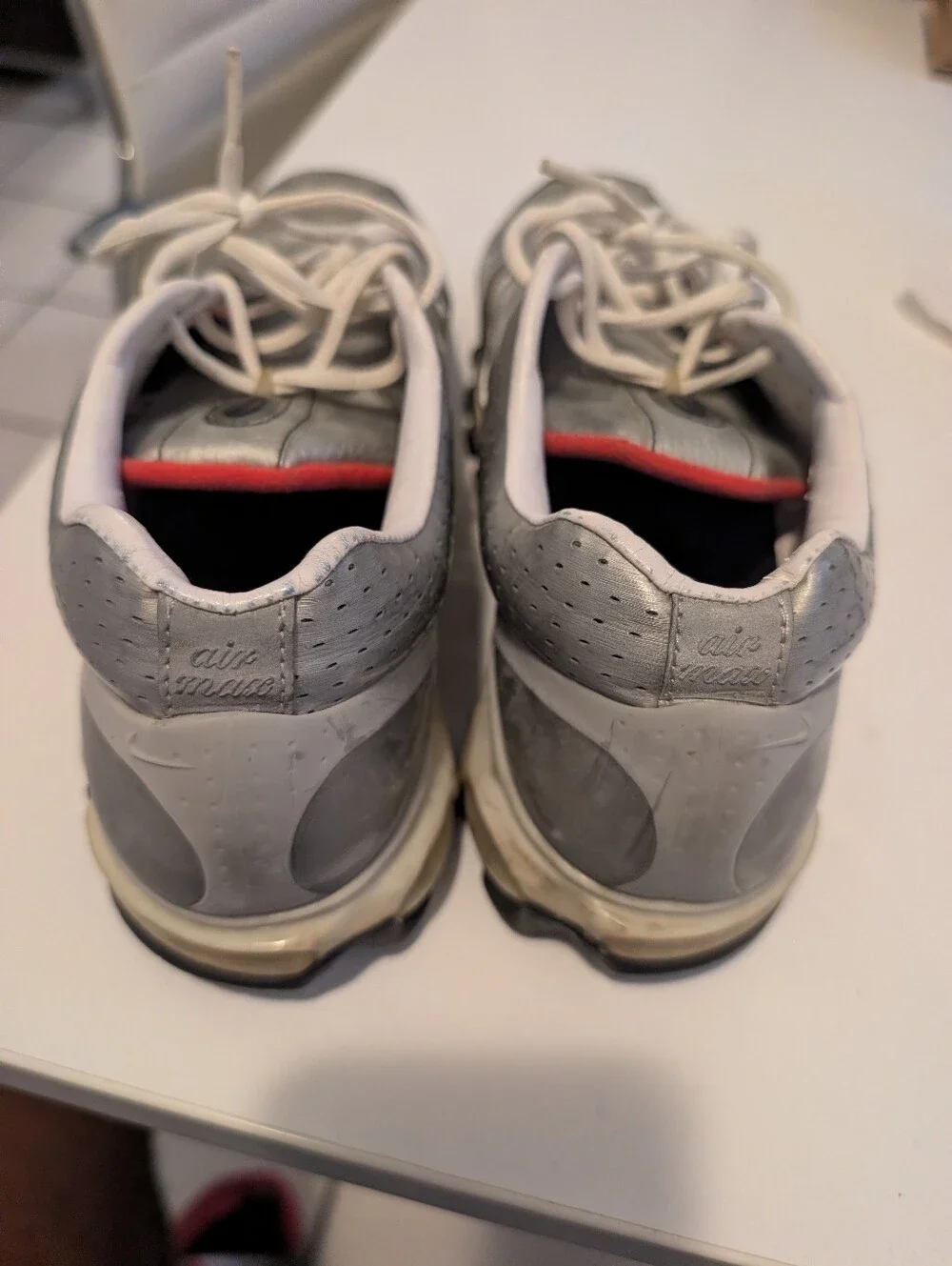 Nike Air Max 2003 Silver, Black and Grey Model 311038-005